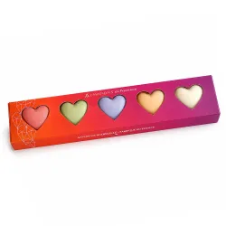 Gift Set with 5 Heart Soaps