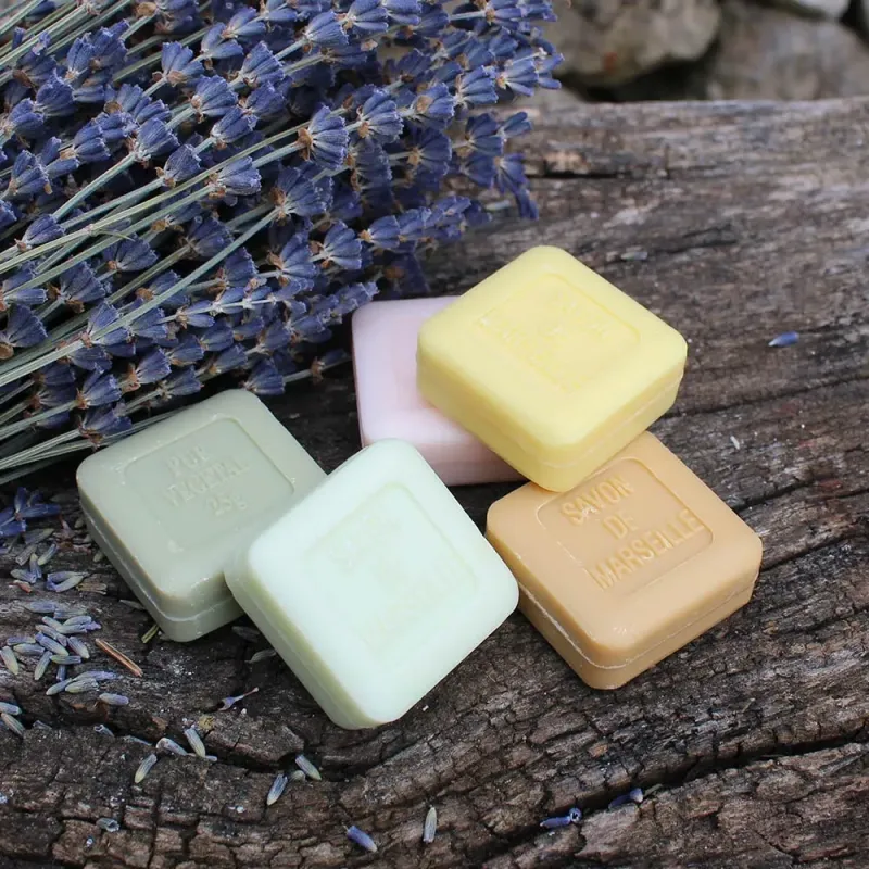 Mini Savon de Marseille Carré Olive