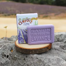 Savon invité de 25g - Lavande - Décor Cueillette