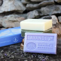 Zoom sur les 3 savons à l'huile d'olive bio