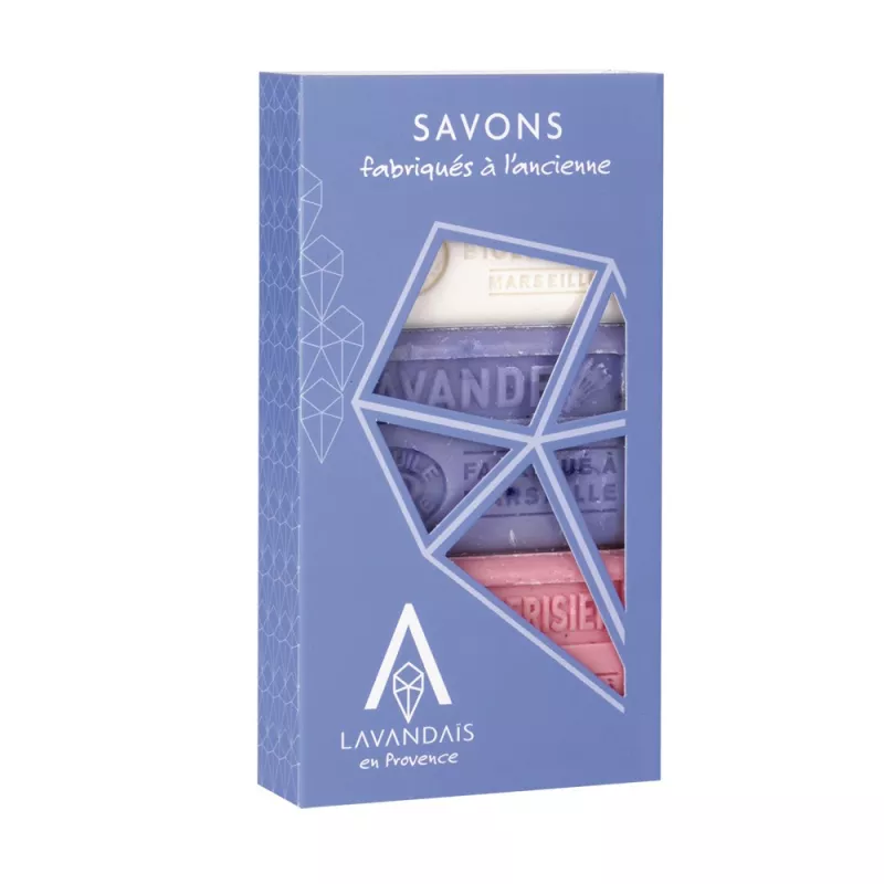 Coffret de 3 savons à l'ancienne Coffret de 3 savons à l'ancienne