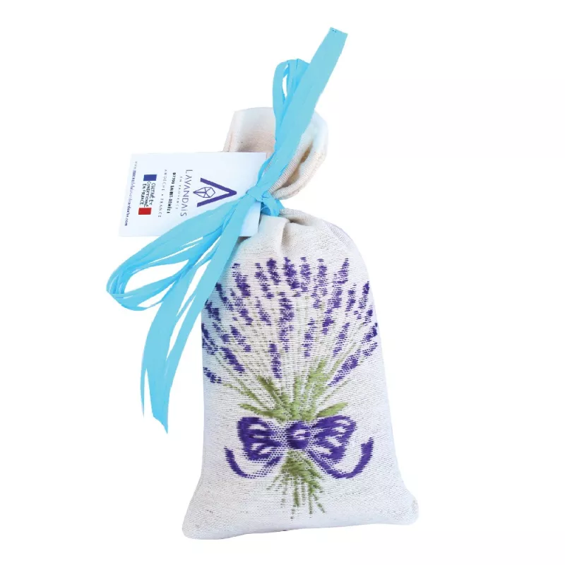 Sachet de Lavandin 30g - Brodé écru et bouquet Sachet de Lavandin 30g - Brodé écru et bouquet