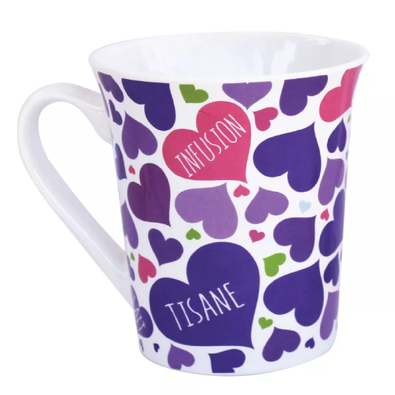 Mug décor Coeur de Lavande