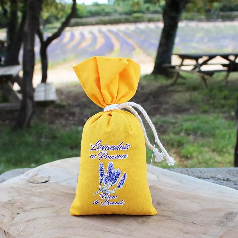 Sachet de Lavande fine Coton 40g - Jaune