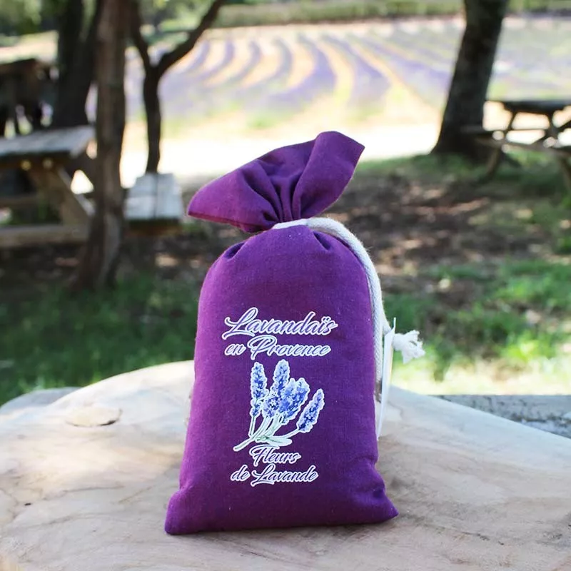 Sachet de Lavande Fine 40g Coloris Prune Boutique