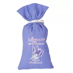 sachet lavande toile coton lilas