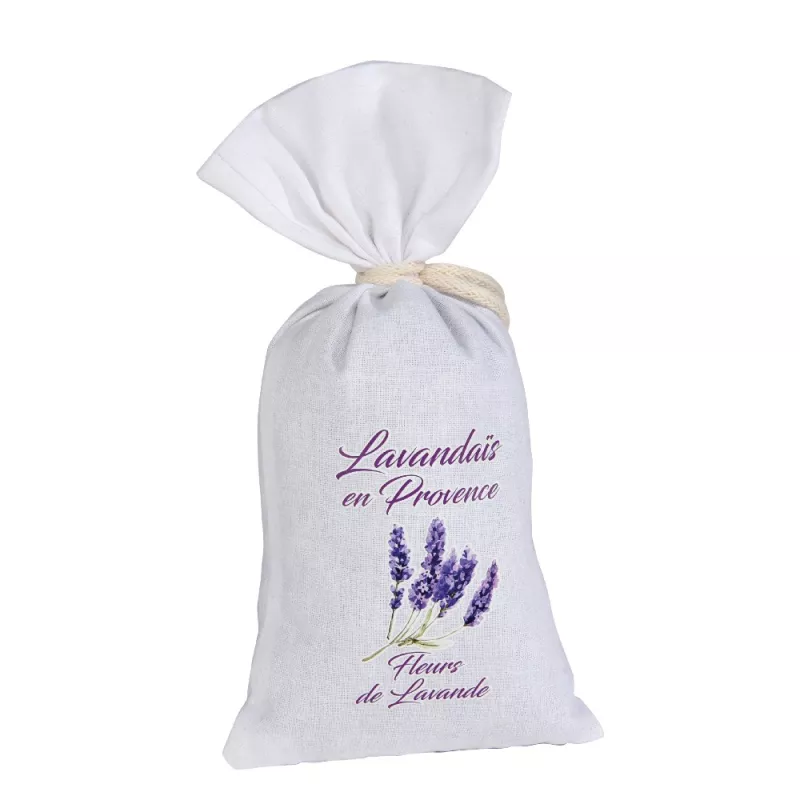 Sachet de Lavande fine Coton 40g - Blanc Sachet de Lavande fine Coton 40g - Blanc