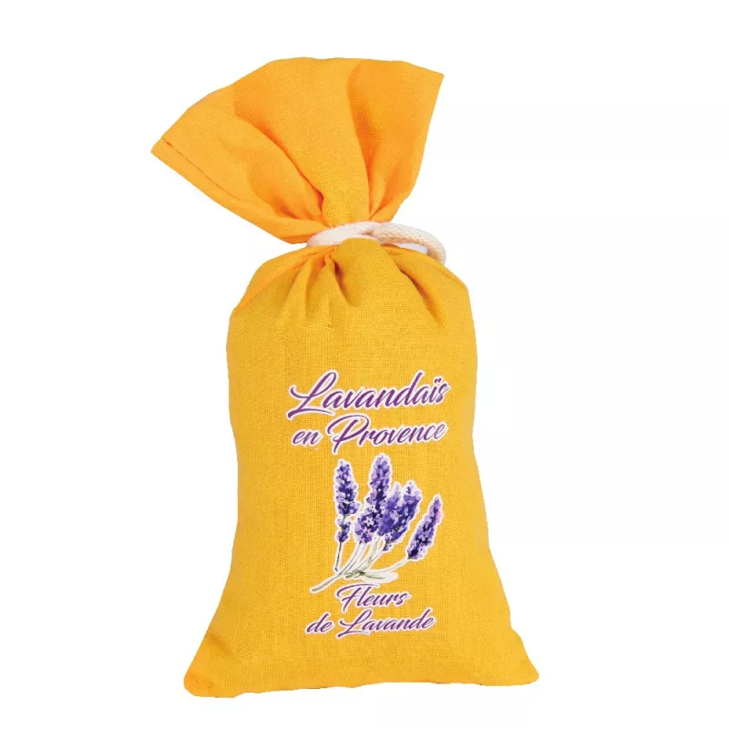 Sachet de Lavande fine Coton 40g - Jaune