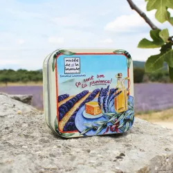 Lavender Soap and Metal Tin with Olive Oil Design | Soap Shop