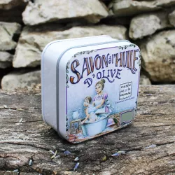 Title tag: Rose Soap 100g – Vintage Tin Box | Made in France