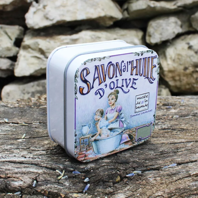 Title tag: Rose Soap 100g – Vintage Tin Box | Made in France