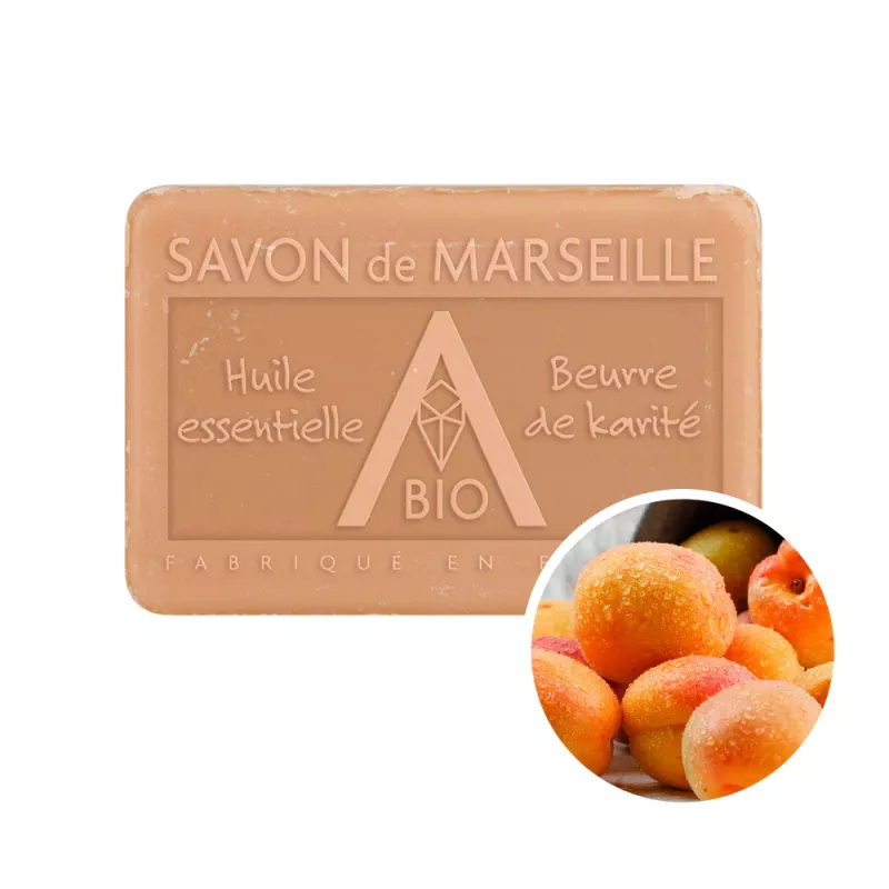 Savon 100g Abricot - Pur végétal Savon 100g Abricot - Pur végétal