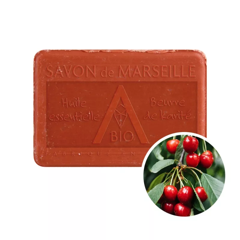 Savon 100g Cerise - Pur végétal Savon 100g Cerise - Pur végétal