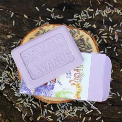 Lavender Guest 25g Soap with Box Gathering Design