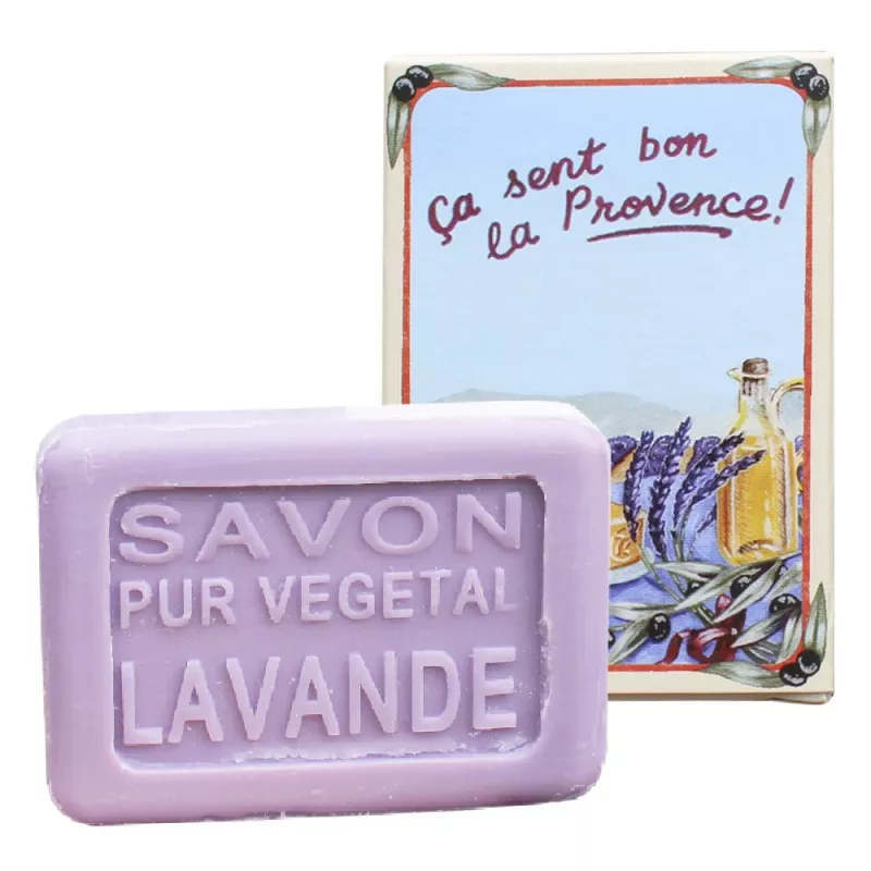 Savon Invité Lavande + Boîte Huile 25g Savon Invité Lavande + Boîte Huile 25g