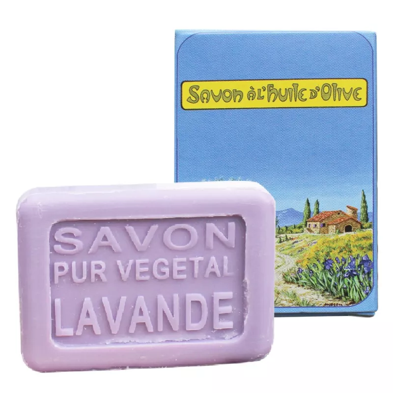 Savon Invité Lavande + Boîte Sentier 25g Savon Invité Lavande + Boîte Sentier 25g