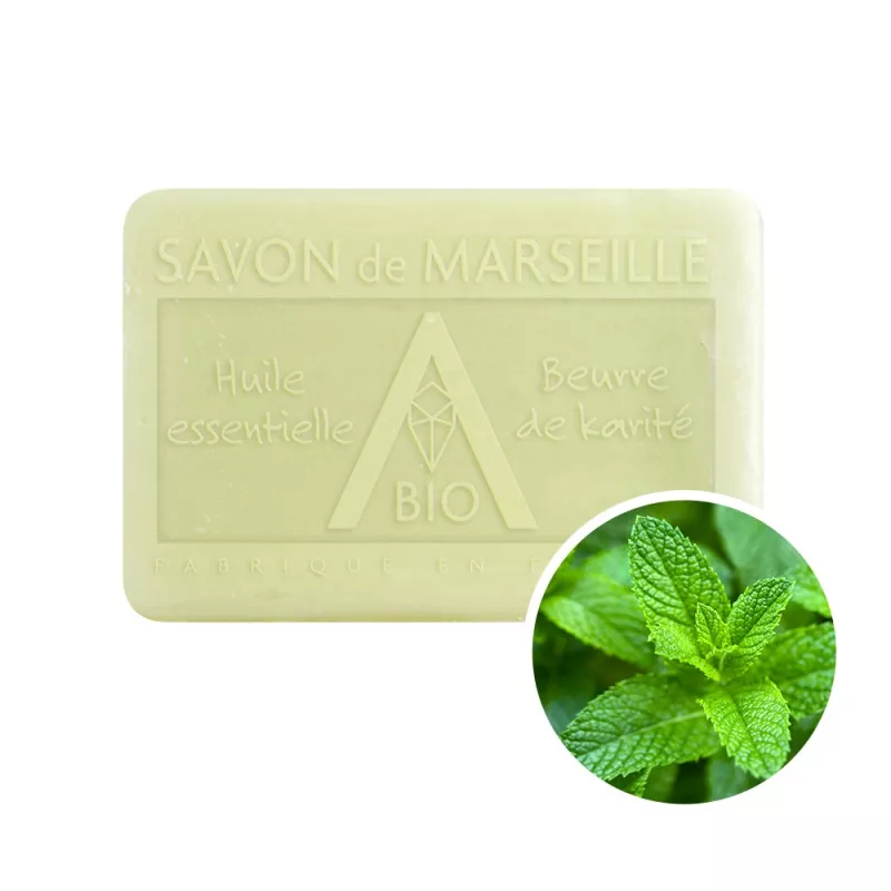 Savon 100g Menthe - Pur végétal