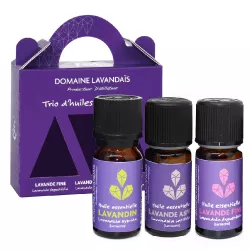 Trio d'huiles essentielles Lavandaïs 10ml