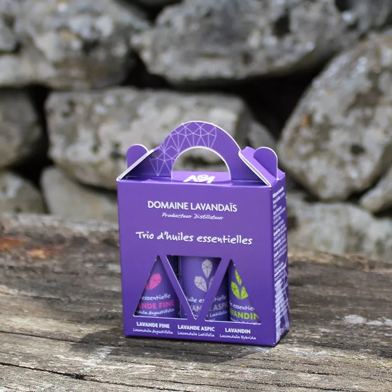 Set of 3 Essential Oils of Lavender - 50 ml